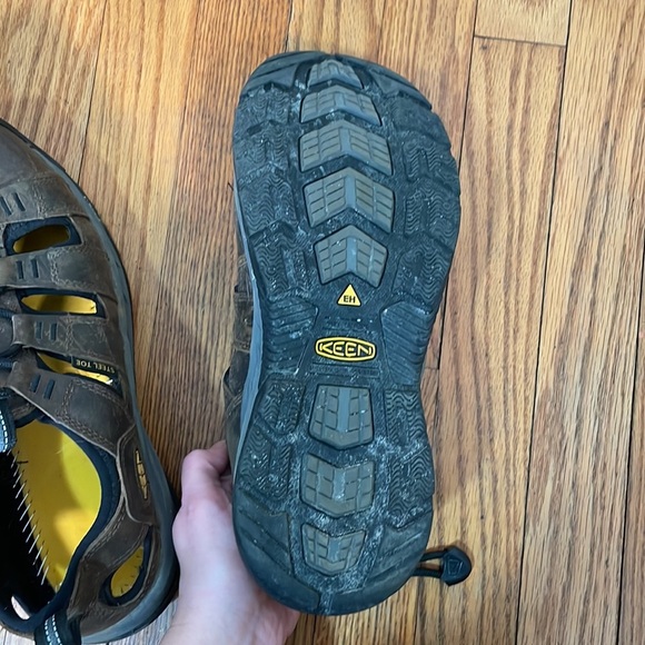 KEEN UTILITY ATLANTA II Work Shoe Sandal Steel Toe brown men’s size 10.5D - Picture 6 of 12